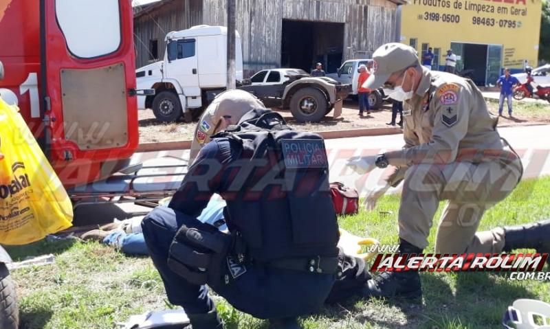Mais um acidente que resultou em vítima é registrado nesta sexta-feira, em Rolim de Moura - Vídeo Mais um acidente que resultou em vítima é registrado nesta sexta-feira, em Rolim de Moura - Vídeo