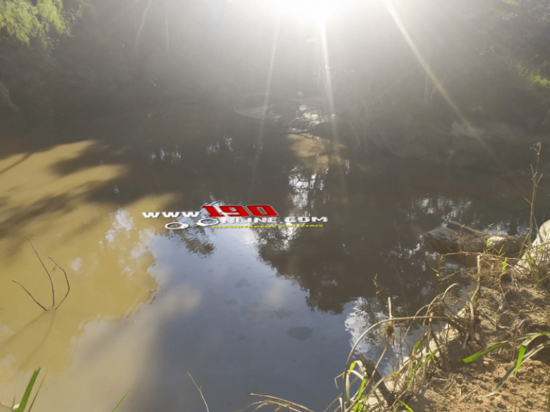 Caminhonete cai em rio após motorista perder o controle da direção, em Alta Floresta do Oeste Caminhonete cai em rio após motorista perder o controle da direção, em Alta Floresta do Oeste