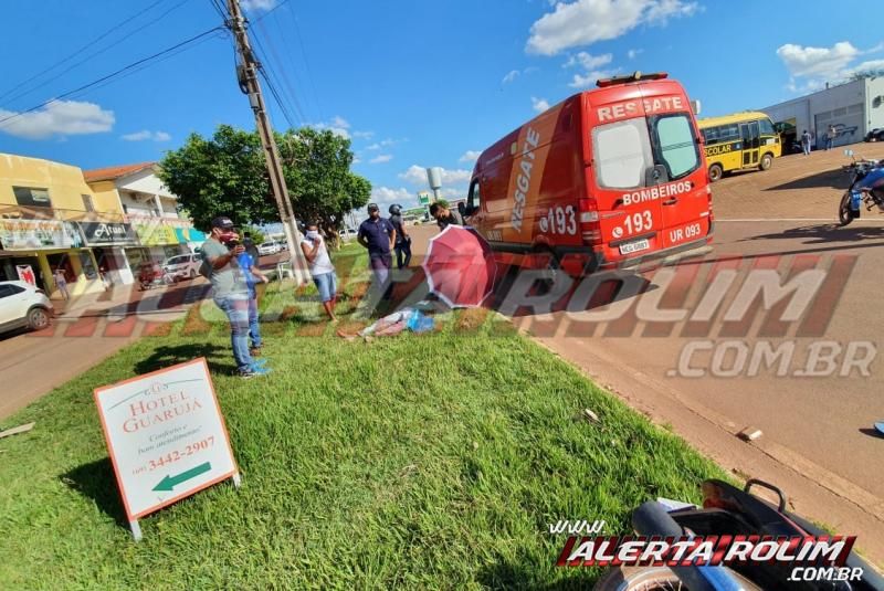 Colisão entre carro e moto na Av. Norte Sul resulta em uma pessoa ferida, em Rolim de Moura Colisão entre carro e moto na Av. Norte Sul resulta em uma pessoa ferida, em Rolim de Moura