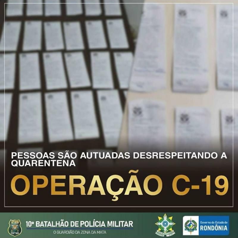 Pessoas são autuadas por descumprimento de isolamento social, em Rolim de Moura Pessoas são autuadas por descumprimento de isolamento social, em Rolim de Moura