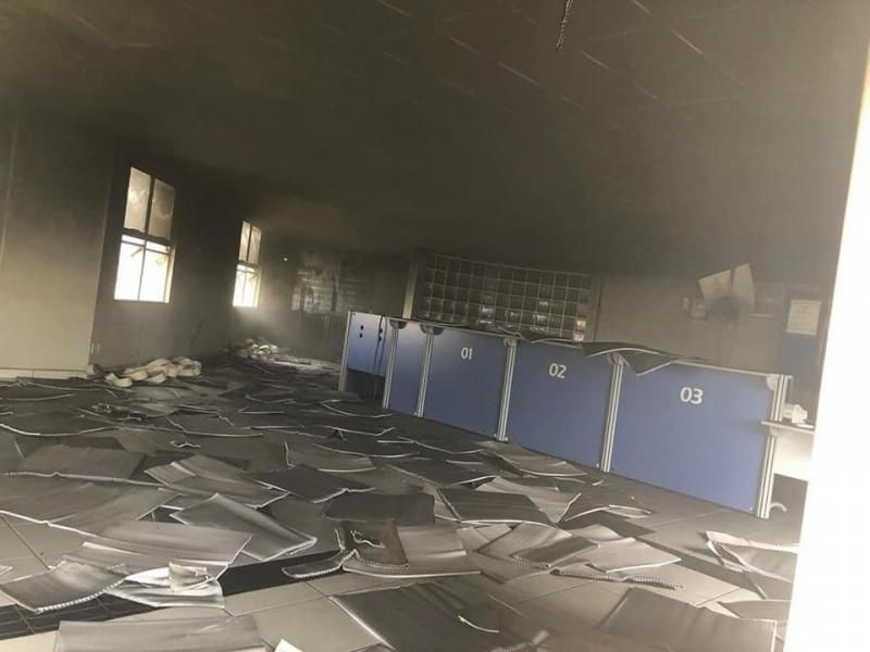 Incêndio destrói prédio do INSS em Porto Velho