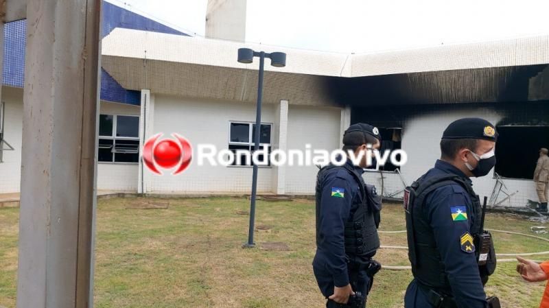 Incêndio destrói prédio do INSS em Porto Velho