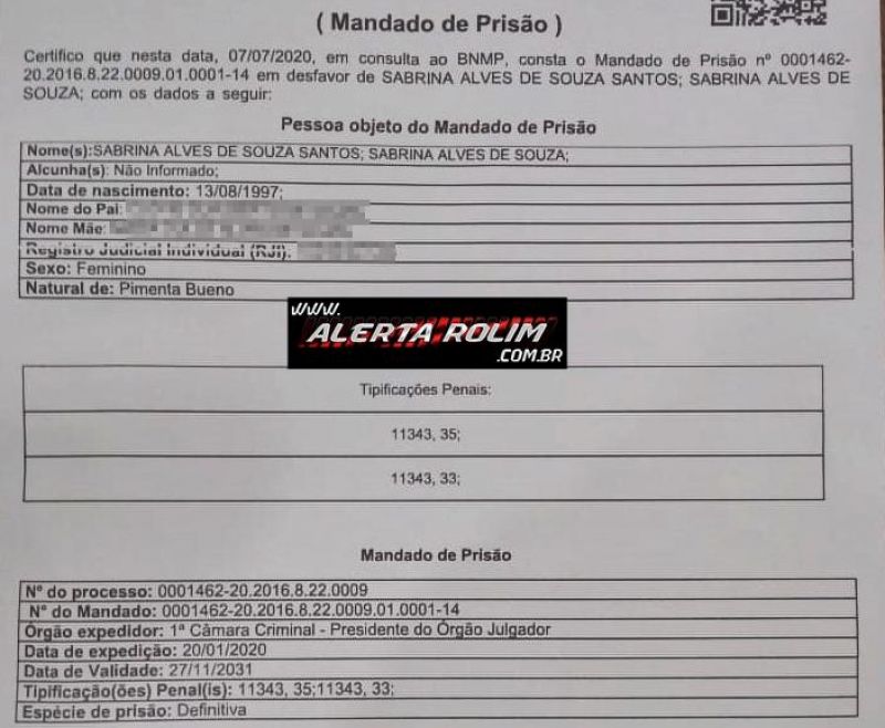Mulher, acusada de crime de tráfico de drogas é presa pela Polícia Militar, em Rolim de Moura Mulher, acusada de crime de tráfico de drogas é presa pela Polícia Militar, em Rolim de Moura