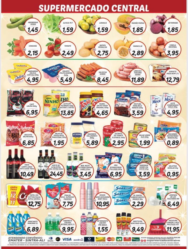 Ofertas Supermercado Central de Rolim de Moura Ofertas Supermercado Central de Rolim de Moura