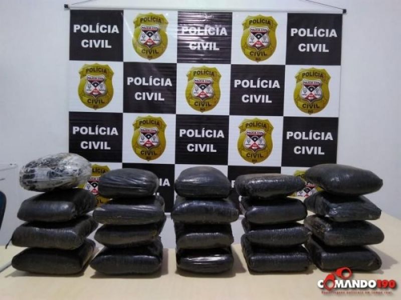 Polícia Civil apreende mais de 22 quilos de cocaína, em São Francisco do Guaporé