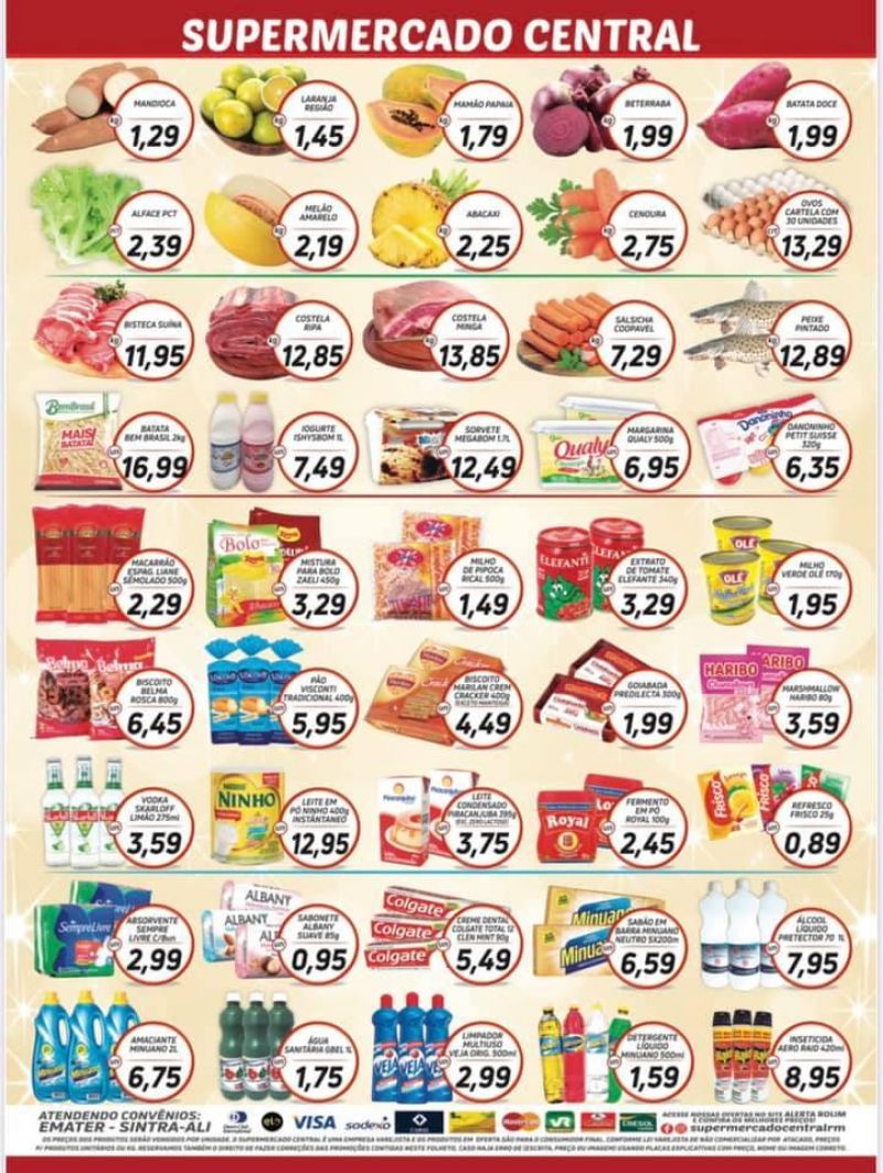 Promoção Supermercado Central, em Rolim de Moura Promoção Supermercado Central, em Rolim de Moura