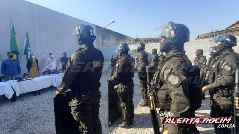 Sede do Grupo de Ações Penitenciárias Especiais é inaugurada em Rolim de Moura Sede do Grupo de Ações Penitenciárias Especiais é inaugurada em Rolim de Moura