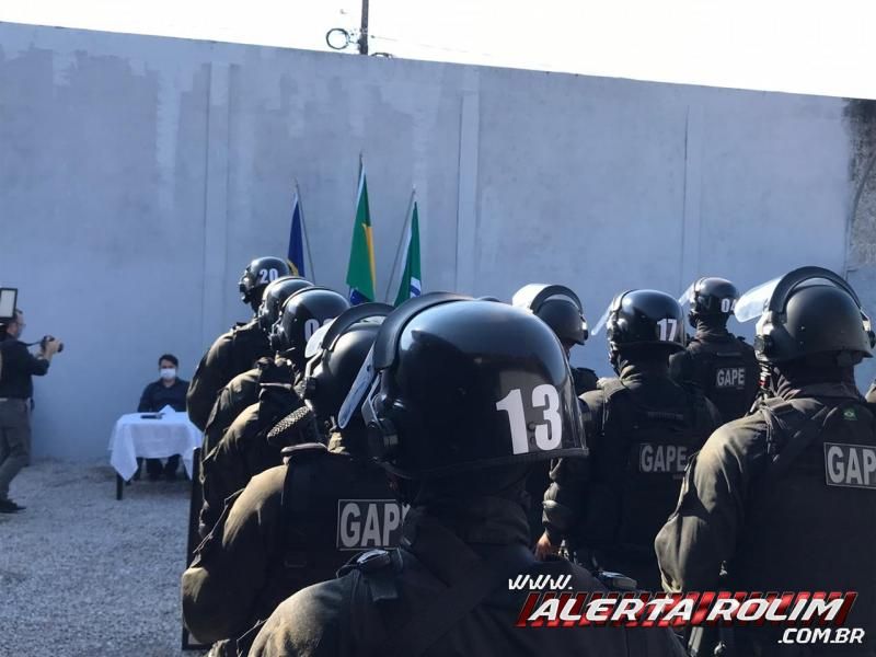 Sede do Grupo de Ações Penitenciárias Especiais é inaugurada em Rolim de Moura Sede do Grupo de Ações Penitenciárias Especiais é inaugurada em Rolim de Moura