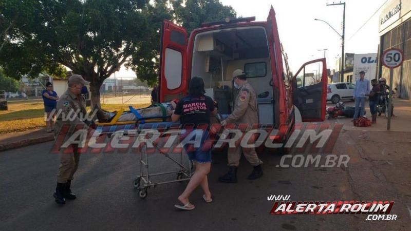 Acidente de trânsito nesta manhã de sábado deixa motociclista ferido, em Rolim de Moura – Vídeo Acidente de trânsito nesta manhã de sábado deixa motociclista ferido, em Rolim de Moura – Vídeo