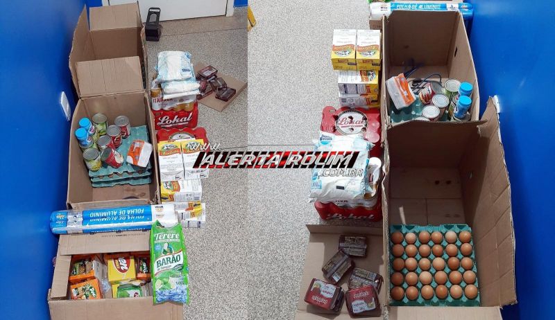 Durante ação rápida, Polícia Militar recupera produtos furtados de comércio e um menor de idade acaba apreendido em Rolim de Moura