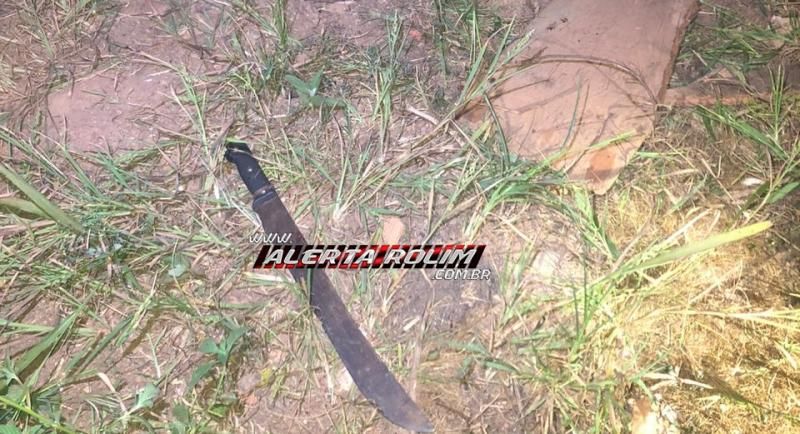 URGENTE - Durante discussão, homem é morto a pauladas e golpes de facão, no Bairro Beira Rio, em Rolim de Moura
