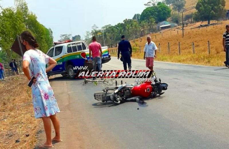 Motociclista perde a vida, após sofrer grave acidente, na RO-383, em Santa Luzia Motociclista perde a vida, após sofrer grave acidente, na RO-383, em Santa Luzia