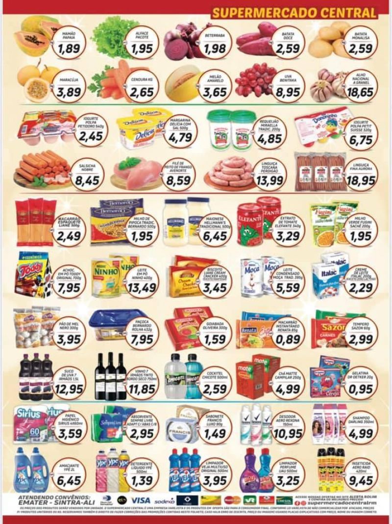 Ofertas Supermercado Central de Rolim de Moura Ofertas Supermercado Central de Rolim de Moura