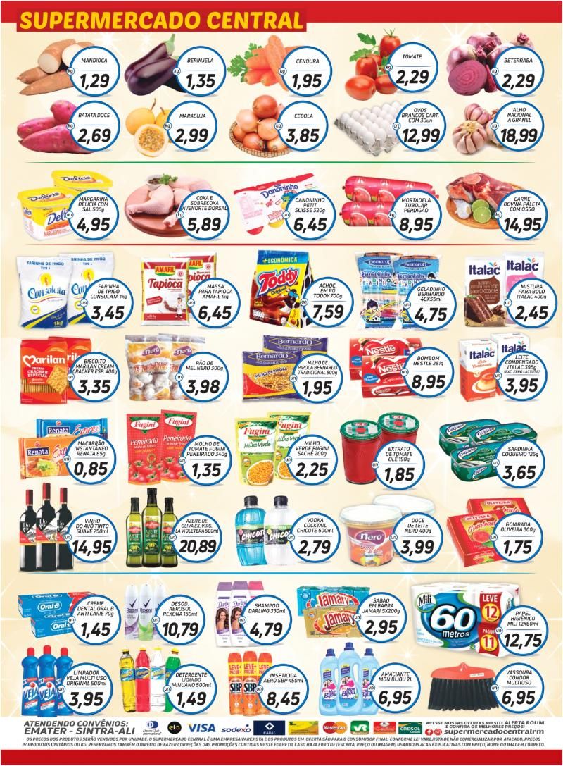 Promoção Supermercado Central, em Rolim de Moura Promoção Supermercado Central, em Rolim de Moura