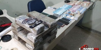 Trabalho em conjunto entre Polícia Militar e Polícia Civil resulta na apreensão de mais de 12 quilos de drogas em Ji-Paraná Trabalho em conjunto entre Polícia Militar e Polícia Civil resulta na apreensão de mais de 12 quilos de drogas em Ji-Paraná