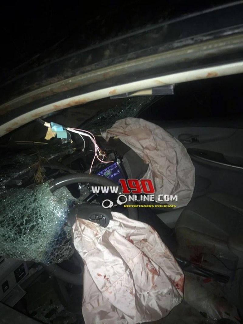 Três pessoas ficam feridas após carro bater em vaca na zona rural de Alta Floresta Três pessoas ficam feridas após carro bater em vaca na zona rural de Alta Floresta