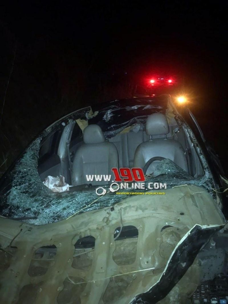 Três pessoas ficam feridas após carro bater em vaca na zona rural de Alta Floresta Três pessoas ficam feridas após carro bater em vaca na zona rural de Alta Floresta