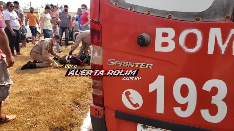 URGENTE – Motociclista que sofreu grave acidente em Rolim de Moura não resistiu e foi a óbito em Cacoal