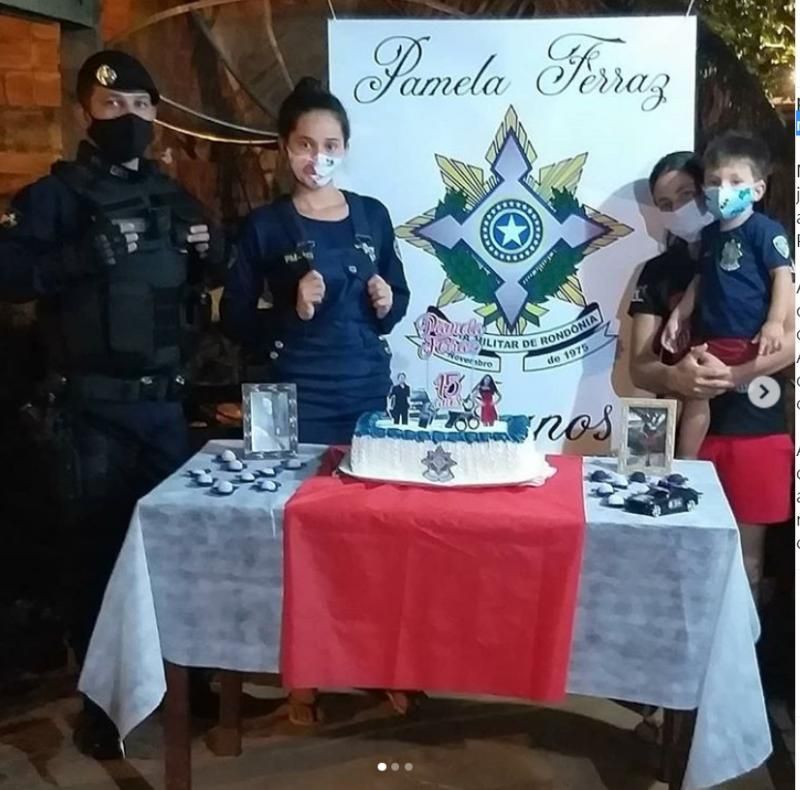 Adolescente que sonha em ser policial militar recebe surpresa em aniversário de 15 anos, em Novo Horizonte do Oeste Adolescente que sonha em ser policial militar recebe surpresa em aniversário de 15 anos, em Novo Horizonte do Oeste