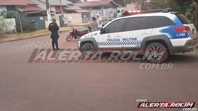 Acidente envolvendo condutor inabilitado é registrado no Bairro Industrial, em Rolim de Moura Acidente envolvendo condutor inabilitado é registrado no Bairro Industrial, em Rolim de Moura