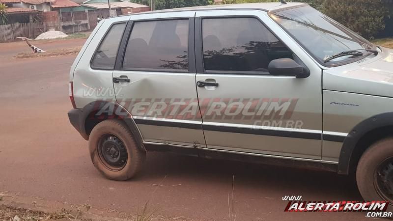 Acidente envolvendo condutor inabilitado é registrado no Bairro Industrial, em Rolim de Moura Acidente envolvendo condutor inabilitado é registrado no Bairro Industrial, em Rolim de Moura