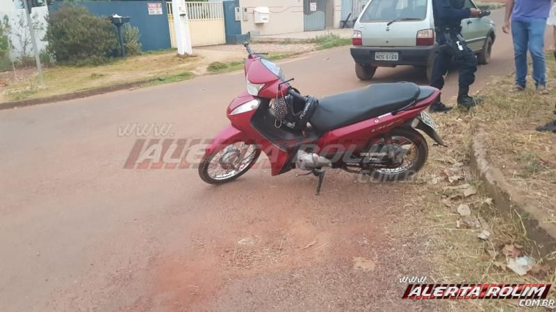 Acidente envolvendo condutor inabilitado é registrado no Bairro Industrial, em Rolim de Moura Acidente envolvendo condutor inabilitado é registrado no Bairro Industrial, em Rolim de Moura