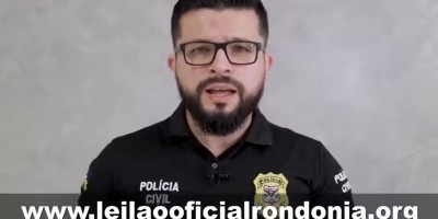 Delegado alerta sobre falso site de leilão virtual em Rondônia, Veja o vídeo Delegado alerta sobre falso site de leilão virtual em Rondônia, Veja o vídeo