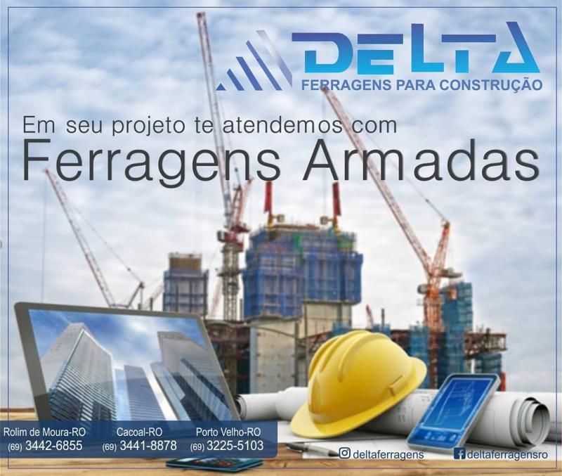 Delta Ferragens Armada para Construção completa 04 anos Delta Ferragens Armada para Construção completa 04 anos