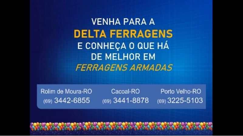 Delta Ferragens Armada para Construção completa 04 anos Delta Ferragens Armada para Construção completa 04 anos