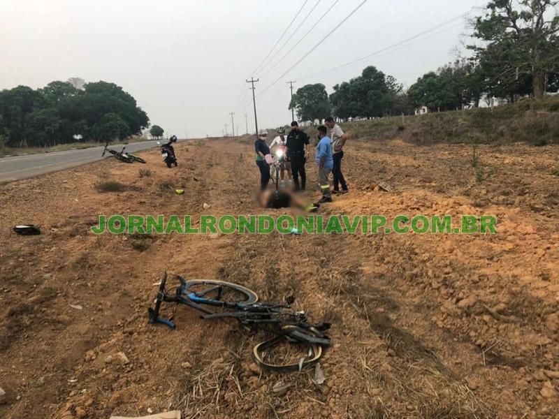Empresário morre após ser atropelado durante ciclismo, em RO Empresário morre após ser atropelado durante ciclismo, em RO