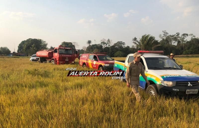 PM, BM e moradores controlam incêndio que destruiu vários alqueires de pastagem na área rural de Nova Estrela PM, BM e moradores controlam incêndio que destruiu vários alqueires de pastagem na área rural de Nova Estrela