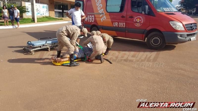 Acidente de trânsito com três vítimas é registrado nesta tarde de sexta-feira, em Rolim de Moura Acidente de trânsito com três vítimas é registrado nesta tarde de sexta-feira, em Rolim de Moura