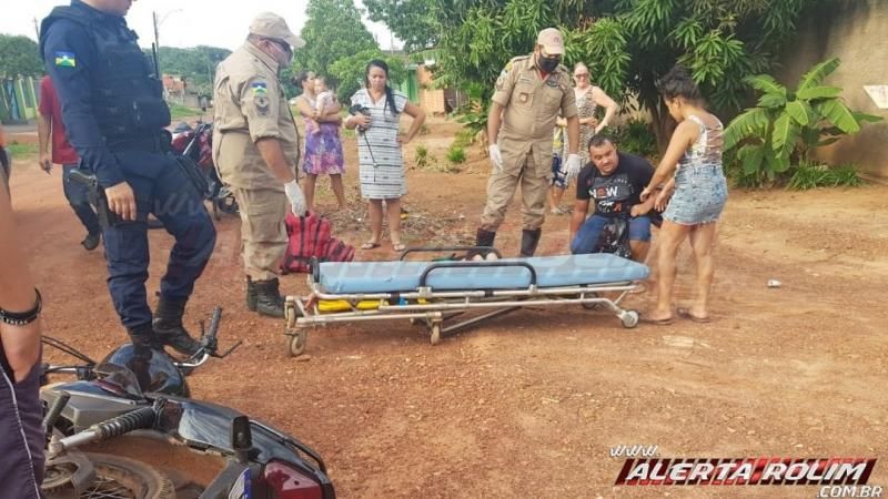 Motociclista se envolve em acidente e foge deixando veículo no local, em Rolim de Moura Motociclista se envolve em acidente e foge deixando veículo no local, em Rolim de Moura