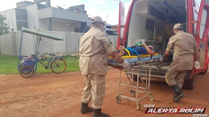 Motociclista se envolve em acidente e foge deixando veículo no local, em Rolim de Moura Motociclista se envolve em acidente e foge deixando veículo no local, em Rolim de Moura