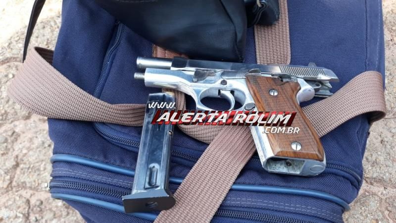 PM em Rolim de Moura prende casal suspeito de roubo em São Francisco e apreende armas de fogo, joias, dinheiro e veículos PM em Rolim de Moura prende casal suspeito de roubo em São Francisco e apreende armas de fogo, joias, dinheiro e veículos