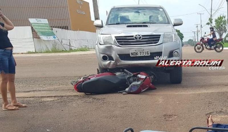Mais um acidente de trânsito com vítima é registrado nesta terça-feira, em Rolim de Moura Mais um acidente de trânsito com vítima é registrado nesta terça-feira, em Rolim de Moura