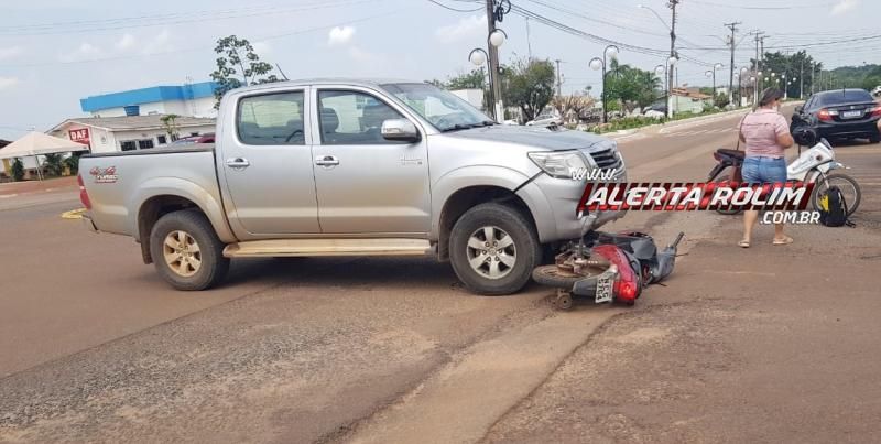 Mais um acidente de trânsito com vítima é registrado nesta terça-feira, em Rolim de Moura Mais um acidente de trânsito com vítima é registrado nesta terça-feira, em Rolim de Moura