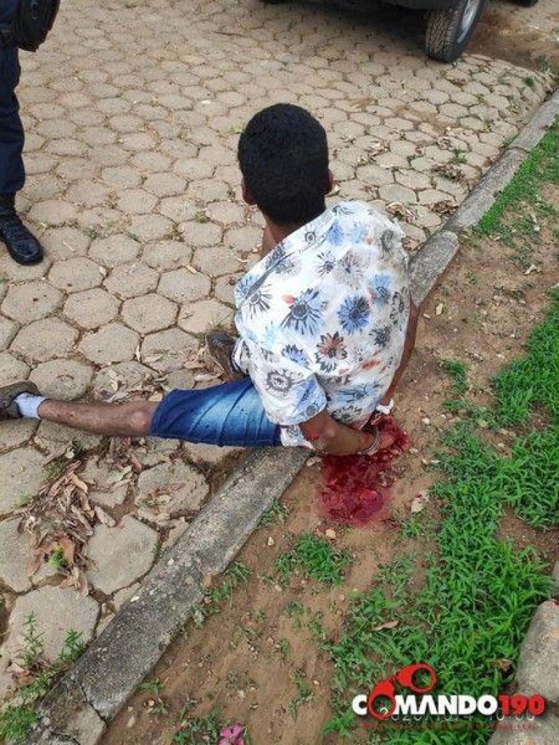 PM age rápido e evita que homem fosse morto a facadas, em Ji-Paraná PM age rápido e evita que homem fosse morto a facadas, em Ji-Paraná