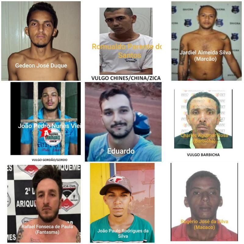 Polícia divulga fotos dos foragidos suspeitos na participação da morte de PM Polícia divulga fotos dos foragidos suspeitos na participação da morte de PM