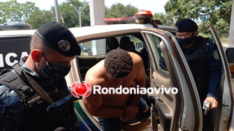 Preso na operação da PM e PC chega na Delegacia de Homicídios Preso na operação da PM e PC chega na Delegacia de Homicídios