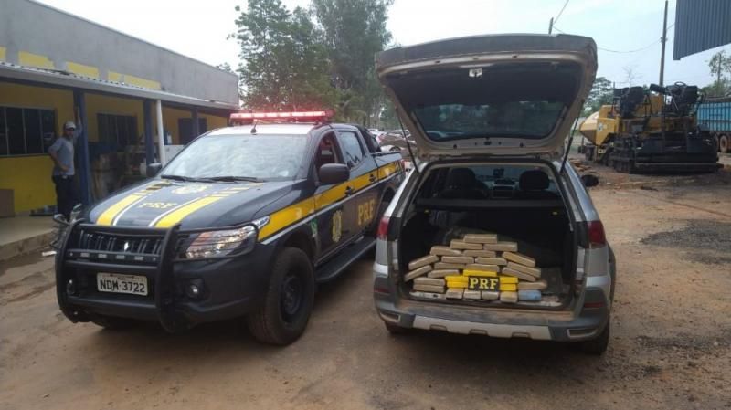 PRF intercepta carregamento de 29 quilos de cocaína, em Ji-Paraná PRF intercepta carregamento de 29 quilos de cocaína, em Ji-Paraná