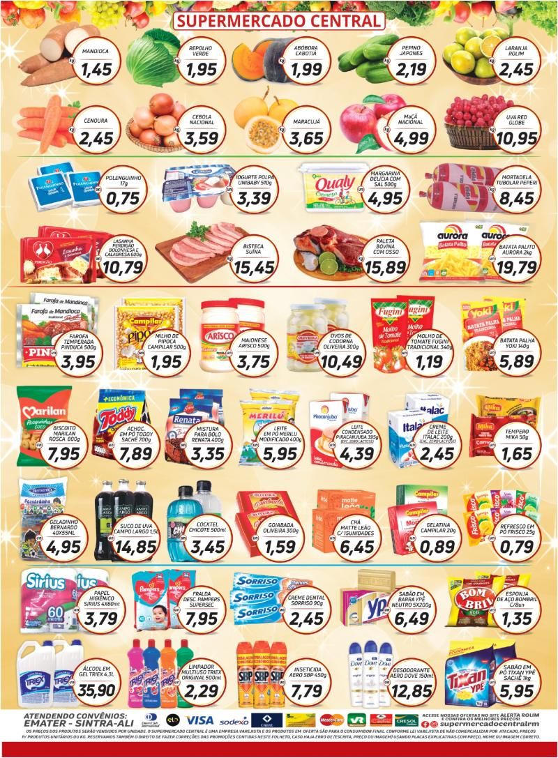Promoção Supermercado Central, em Rolim de Moura Promoção Supermercado Central, em Rolim de Moura