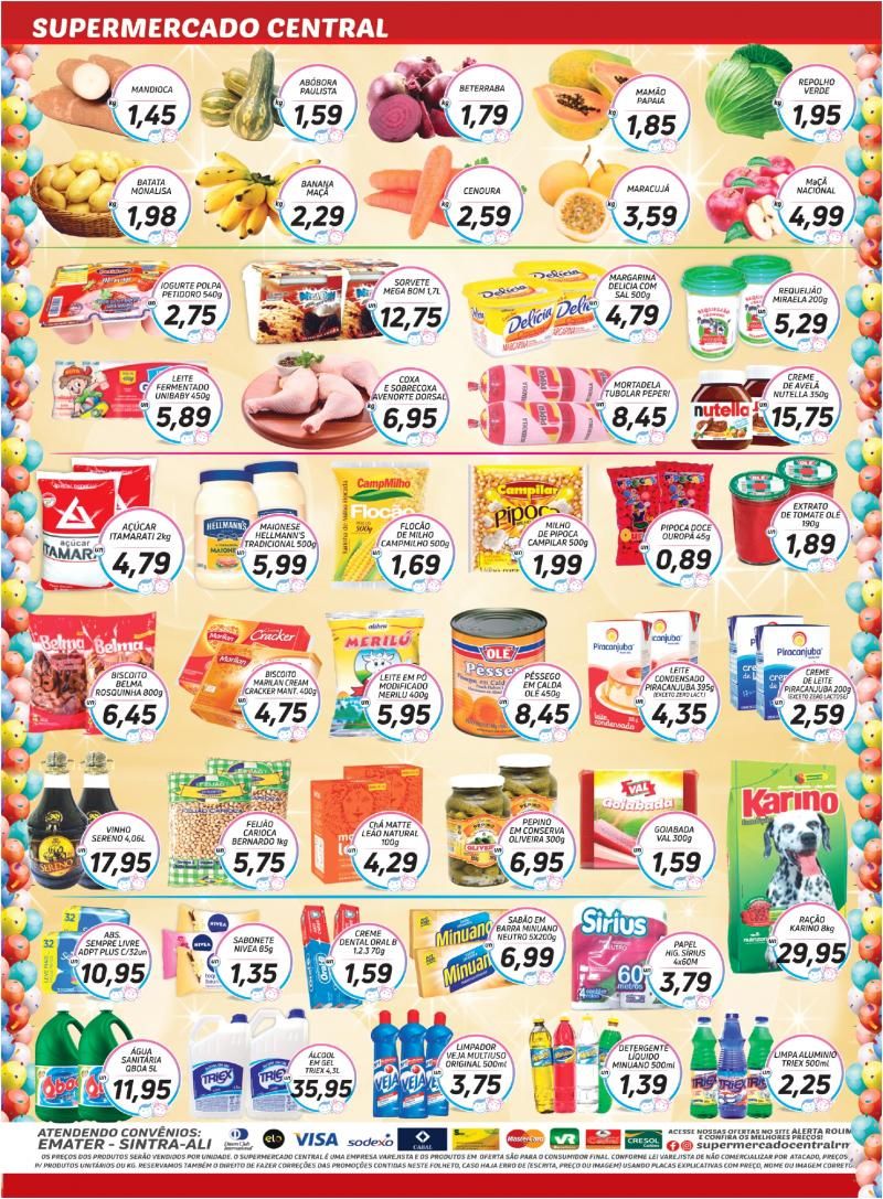 Promoção Supermercado Central, em Rolim de Moura Promoção Supermercado Central, em Rolim de Moura