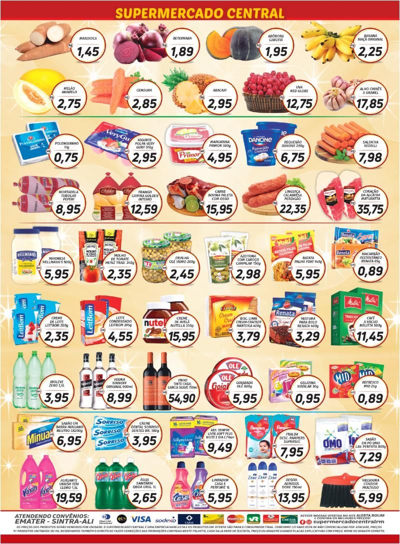 Promoção Supermercado Central, em Rolim de Moura Promoção Supermercado Central, em Rolim de Moura