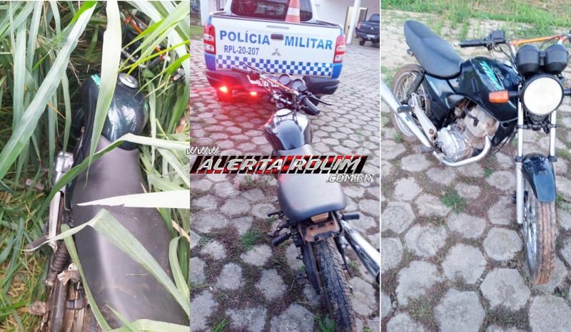 Moto furtada na área rural de Rolim de Moura é recuperada pela PM em Nova Brasilândia do Oeste Moto furtada na área rural de Rolim de Moura é recuperada pela PM em Nova Brasilândia do Oeste