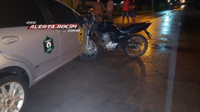 Motociclista embriagado e sem CNH colide em lateral de carro que avançou a via, em Rolim de Moura Motociclista embriagado e sem CNH colide em lateral de carro que avançou a via, em Rolim de Moura