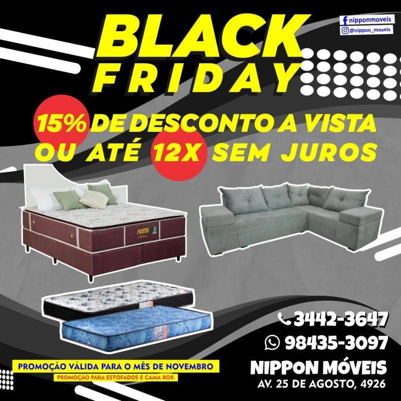 Nippon Móveis - Black Friday em estofados Nippon Móveis - Black Friday em estofados