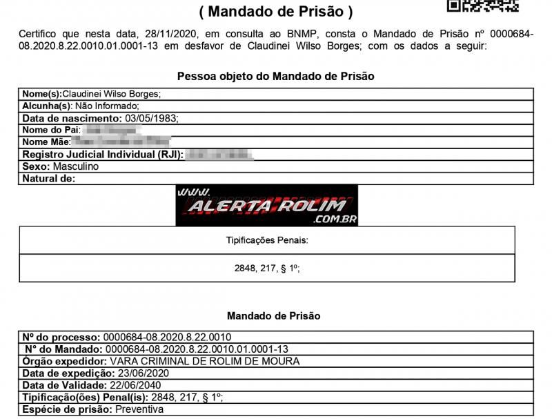 Polícia Civil de Rolim de Moura continua nas buscas para prender dois acusados de crime de estupro Polícia Civil de Rolim de Moura continua nas buscas para prender dois acusados de crime de estupro