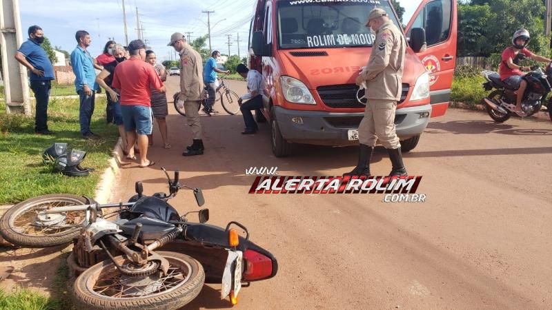 Colisão entre motos no Bairro Planalto resulta em duas vítimas, em Rolim de Moura Colisão entre motos no Bairro Planalto resulta em duas vítimas, em Rolim de Moura