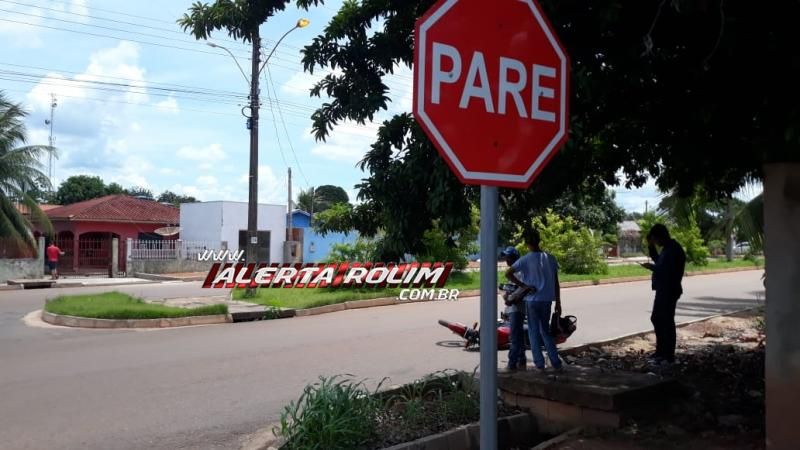 Condutor de automóvel invade preferencial, provoca acidente e foge do local, em Rolim de Moura Condutor de automóvel invade preferencial, provoca acidente e foge do local, em Rolim de Moura
